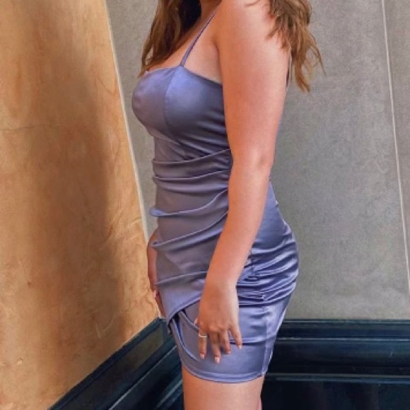 windsor purple homecoming dress!! only worn once! - Picture 2 of 5